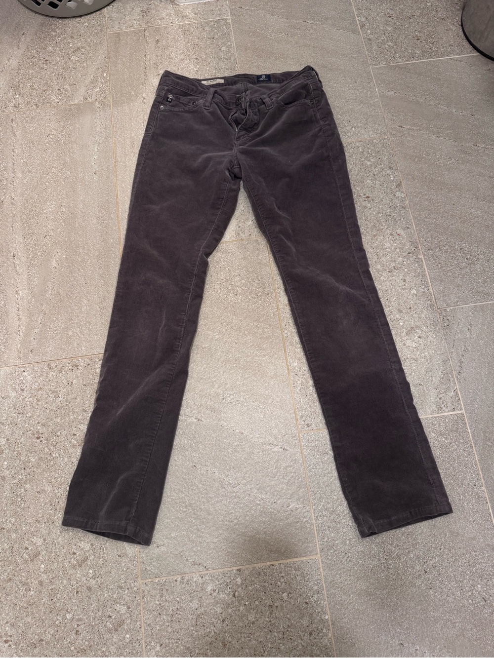 Ag Adriano Goldschmied Straight Leg Jeans in Charcoal